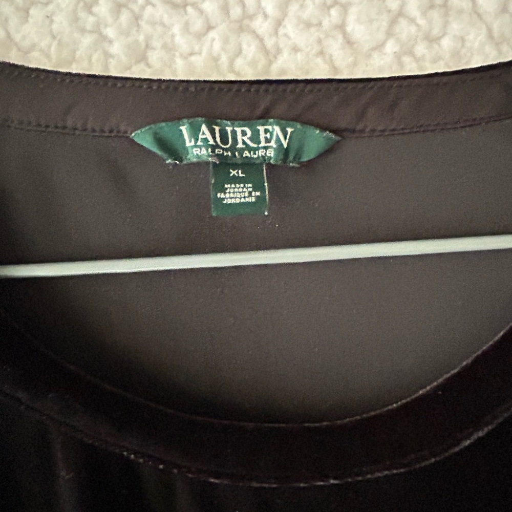 Lauren Ralph Lauren Classic Black Blouse
